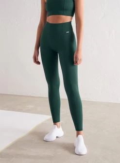 Pine Green Luxe Seamless Tights