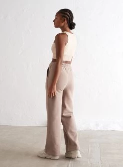 Espresso Straight Fit Sweatpants -AIM'N NL Winkel 16c639ac0b97d17d2254c46510776ee291157704201886c763d25bedbebf1c27