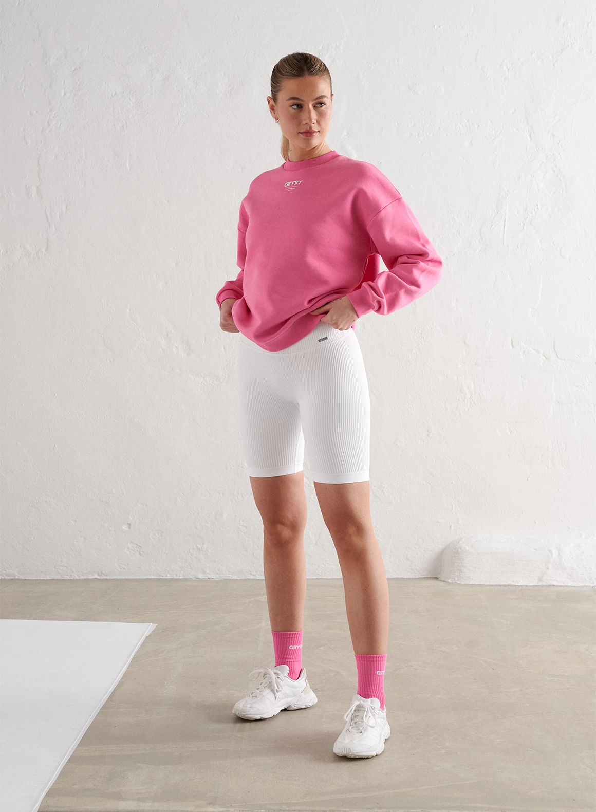 Candy Pink Edge Sweatshirt 7 Candy Pink Edge Sweatshirt - Afbeelding 7