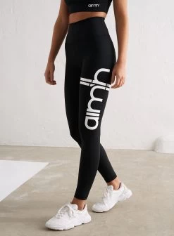 Black Stripe Core Tights