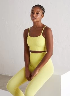 Lemonade Ribbed Seamless Strap Bra