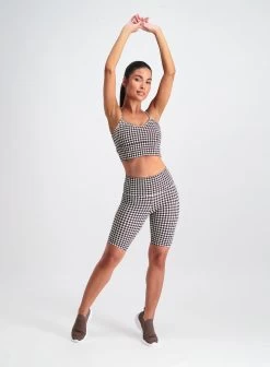 Off-White Dogtooth Biker Shorts