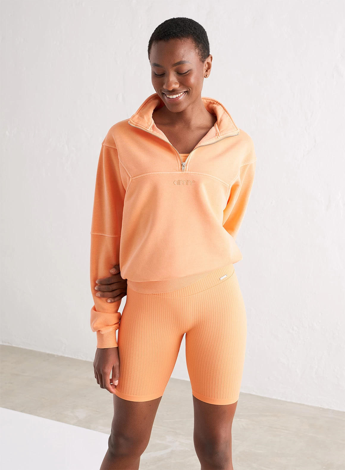 Papaya Logo Sweat Half Zip 2 Papaya Logo Sweat Half Zip - Afbeelding 2