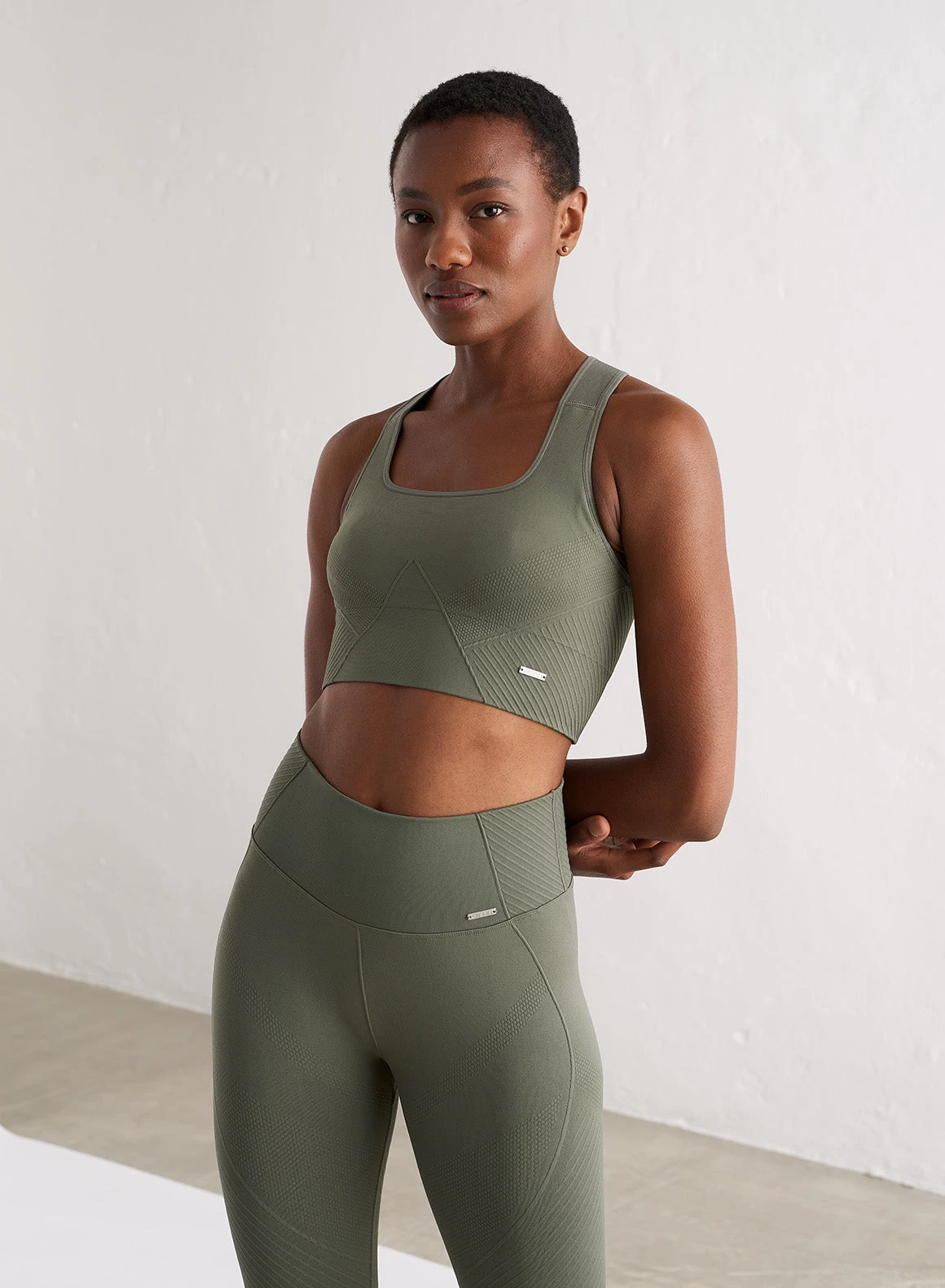 Olive Motion Seamless High Support Bra 1 Olive Motion Seamless High Support Bra