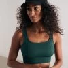 Pine Green Luxe Seamless Bra