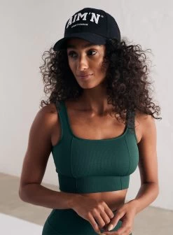 Pine Green Luxe Seamless Bra