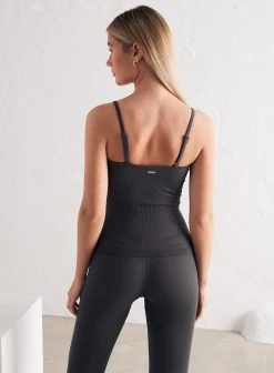 Shadow Grey Ribbed Seamless Strap Singlet -AIM'N NL Winkel 6725359b2d43df09c204ac3da1d9f3eaad0f0614bd15f7f1bc1902dd8d52c5d2