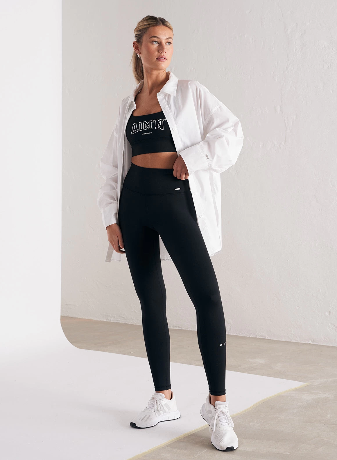 Black Sportswear Tights 6 Black Sportswear Tights - Afbeelding 6