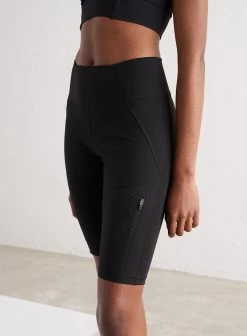 Black Outdoor Biker Shorts