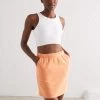 Papaya Sweat Skirt