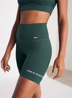 Pine Green Sportswear Midi Biker Shorts