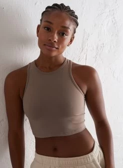 Espresso Seamless Tank Top -AIM'N NL Winkel a48ace8faa5c7f5e08efeb4d7d123cb74054d57d35829881486a51d907fb35a1
