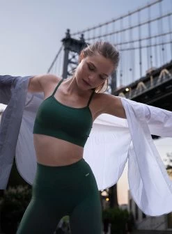 Pine Green Luxe Seamless Tights -AIM'N NL Winkel a9ced899a46ed559131bffc81269536ec534b9b65f955648e6c8c9da647a3b61