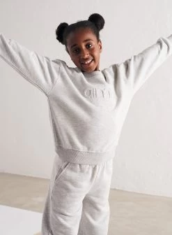 Light Grey Melange Mini Logo Sweatshirt -AIM'N NL Winkel aeefe0e41f25e3d1654e2b21f0c5588739f278d0275c4ce990f053d7743b0885