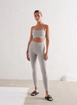 Light Grey Melange Luxe Seamless Strap Bra -AIM'N NL Winkel b142d60432701176b801928fa412717a313614b6a4a41a47aafab0f0eb3fdbad
