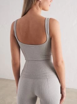Light Grey Melange Luxe Seamless Singlet -AIM'N NL Winkel b476b4574fa896a6224b563965c3f0ed9098d6cd6192764c900c1b8aa20df751