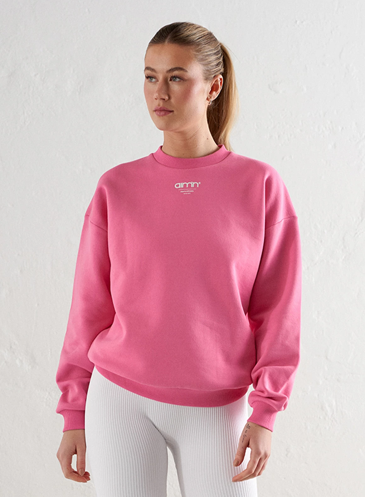 Candy Pink Edge Sweatshirt 1 Candy Pink Edge Sweatshirt