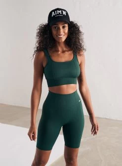 Pine Green Luxe Seamless Bra -AIM'N NL Winkel ce197ecbd064e8c3c2645a672fe28283f83e4d8c01c240792c4026dc06b85d60
