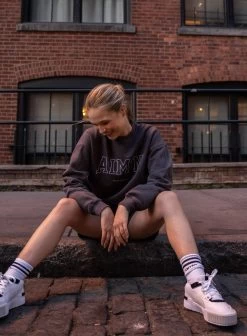 Shadow Grey College Sweatshirt -AIM'N NL Winkel d85b80480f67cb570203ae803dd497fbf1f17a05cf05c90a5dcc8b1dd0673127