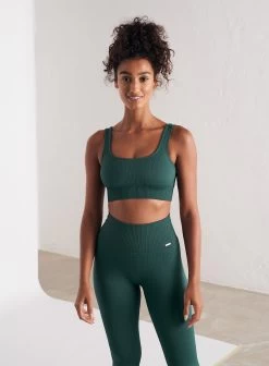 Pine Green Ribbed Seamless Bra -AIM'N NL Winkel db77e3311ff97d09d22848f3f3abdeab13ab37a7766755259dc7400169939e70
