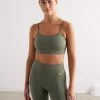 Olive Luxe Seamless Strap Bra