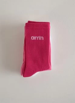 Pink Aim'n Logo Socks 3-pack -AIM'N NL Winkel e0110b9c507b6f4e053683071126ab079edffacae5ae9ecc74d51c366993a6cb