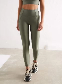 Olive Pace Shimmer Tights