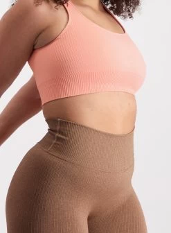 Peach Ribbed Seamless Bra -AIM'N NL Winkel e34ecdb127bf8777444a7bdc8a90f124eef6f75d61ea65ef84d564296f450cfb